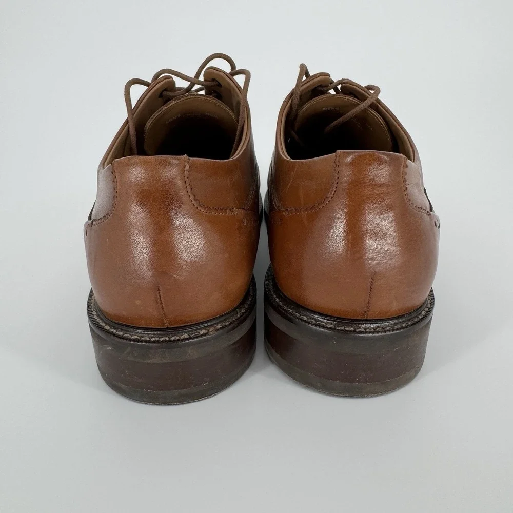 Cole Haan Grand.Os Shoes Men's Sz 11.5M C20322 Warren Wingtip Oxford British Tan